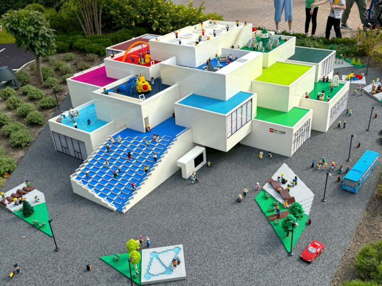 Lego House model at Legoland Billund