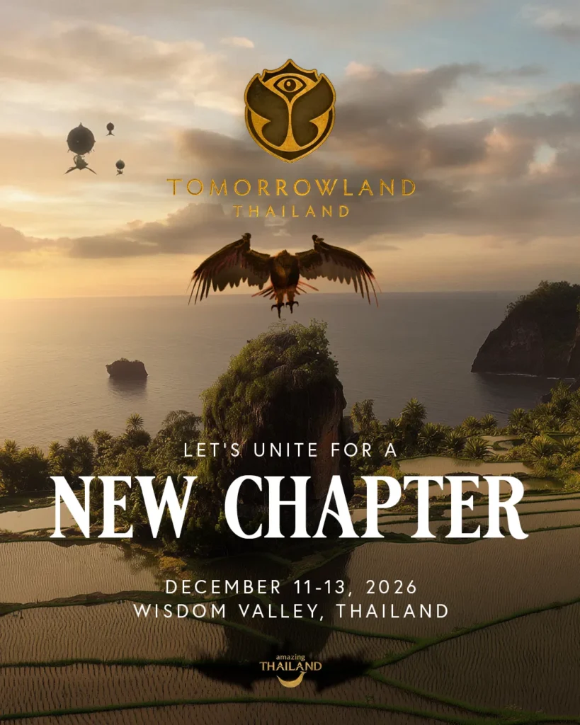 Flyer for Tomorrowland Thailand Tickets 2026