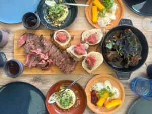 Food meat platter at Tomorrowland Brasa restaurant