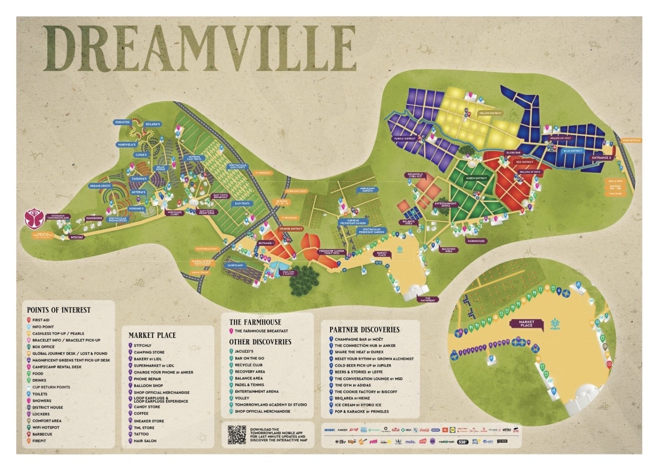 Tomorrowland Dreamville Map 2026
