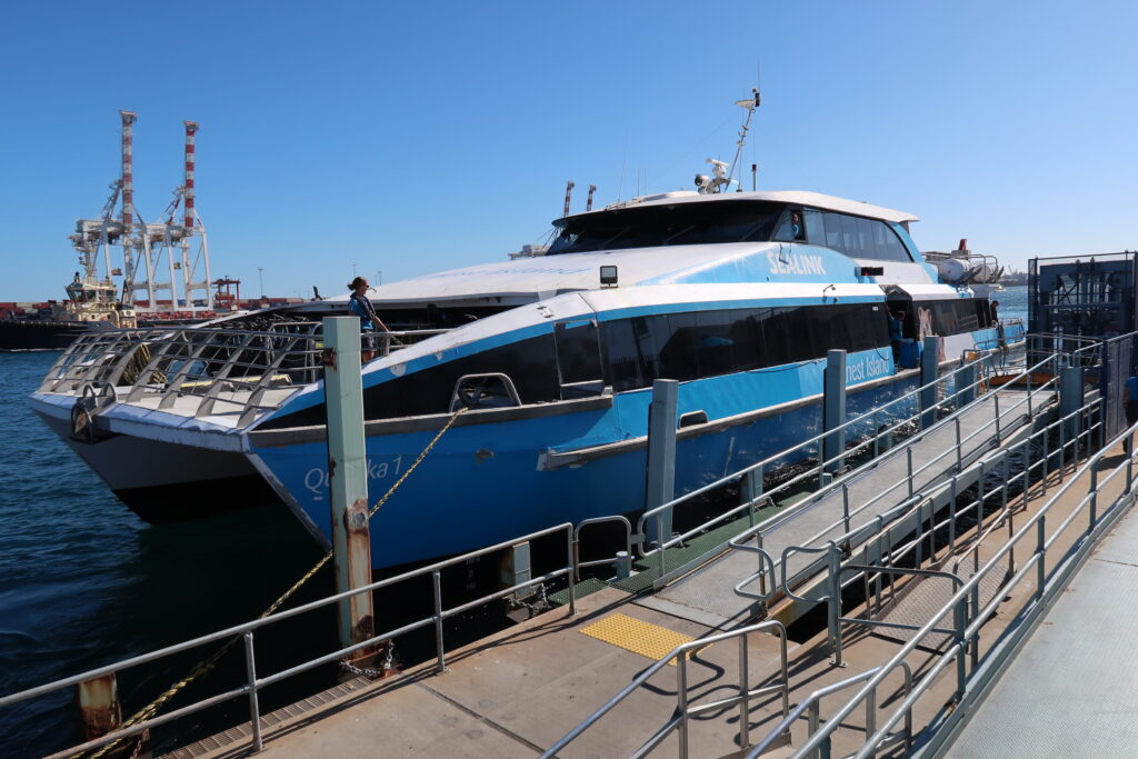 Sealink ferry to Rottnest Island, Western Australia