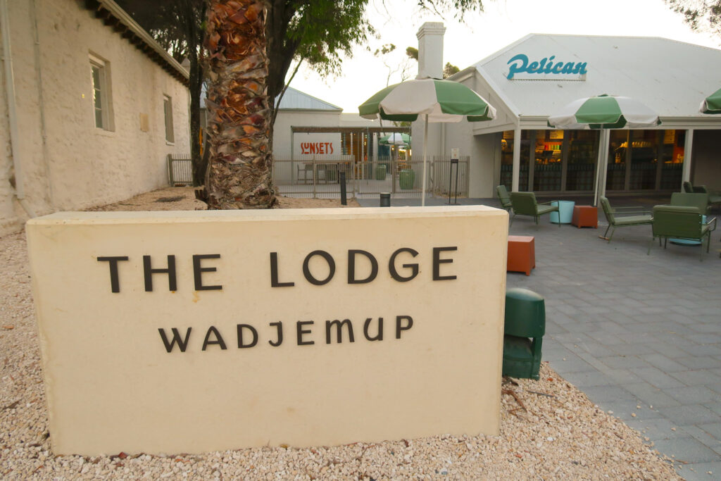 The Lodge Wadjemup entrance, Thomson Bay Settlement, Rottnest Island