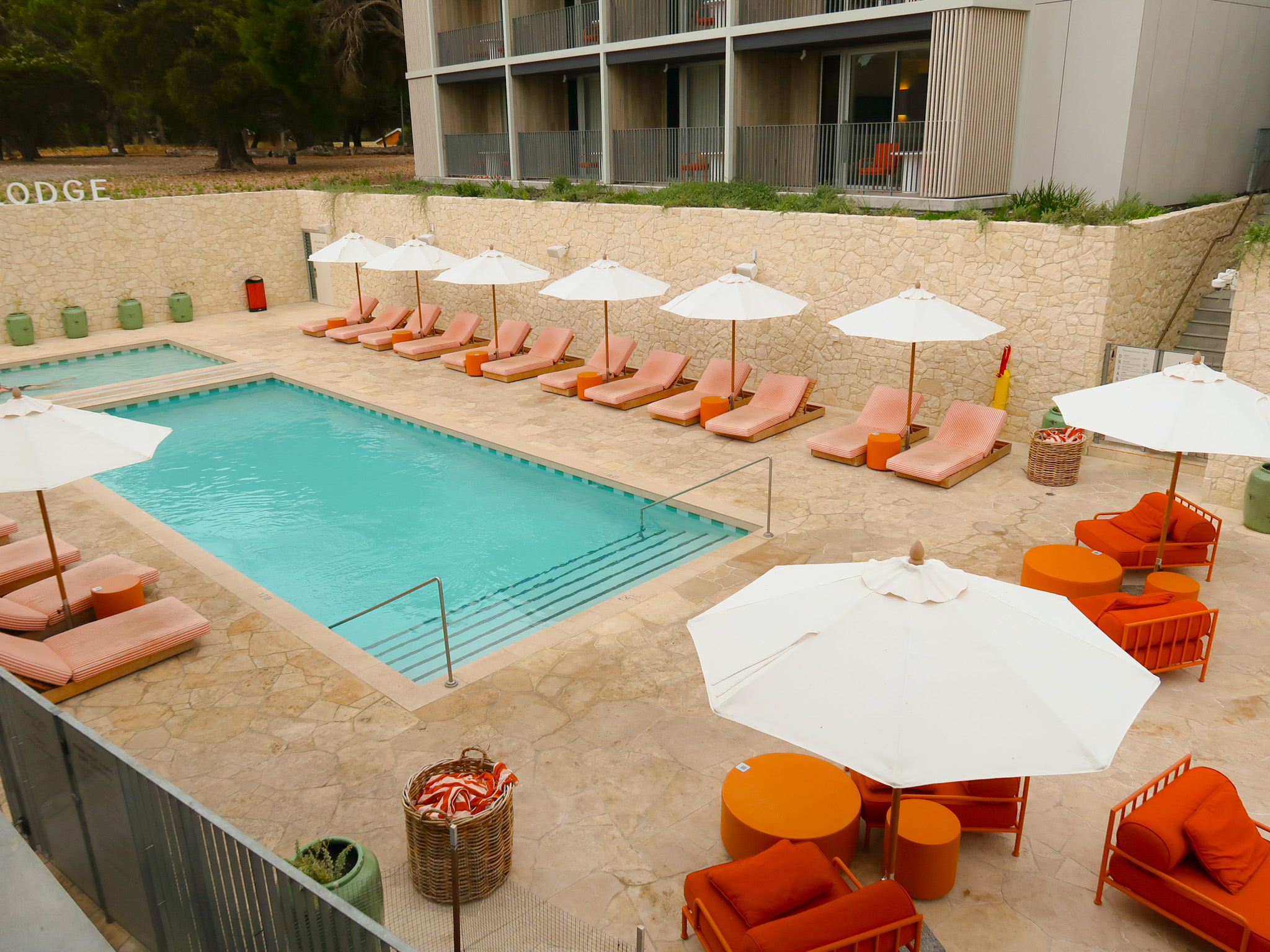 The Lodge Wadjemup pool area, Rottnest Island resort