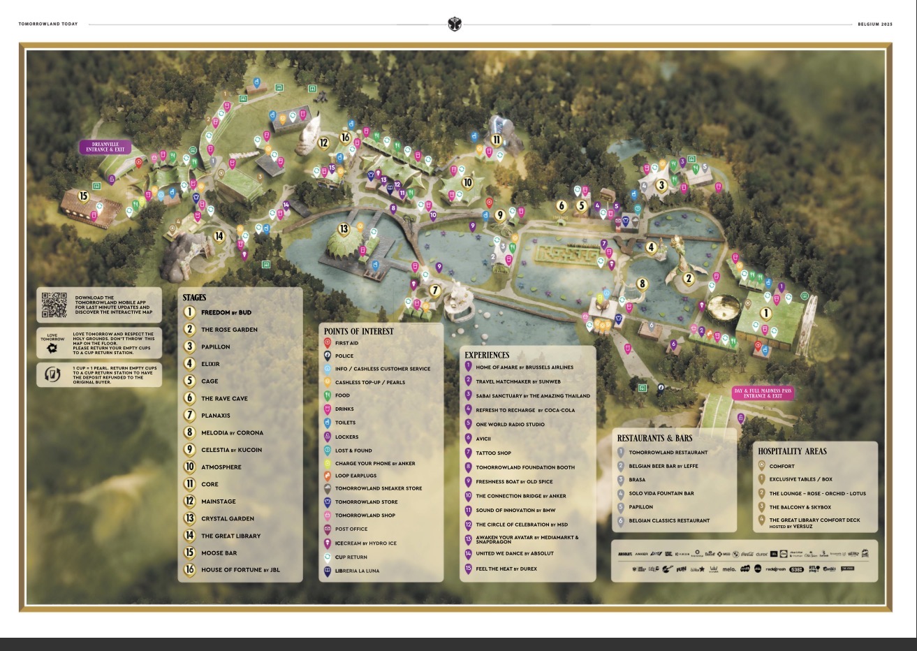 Tomorrowland Map 2026